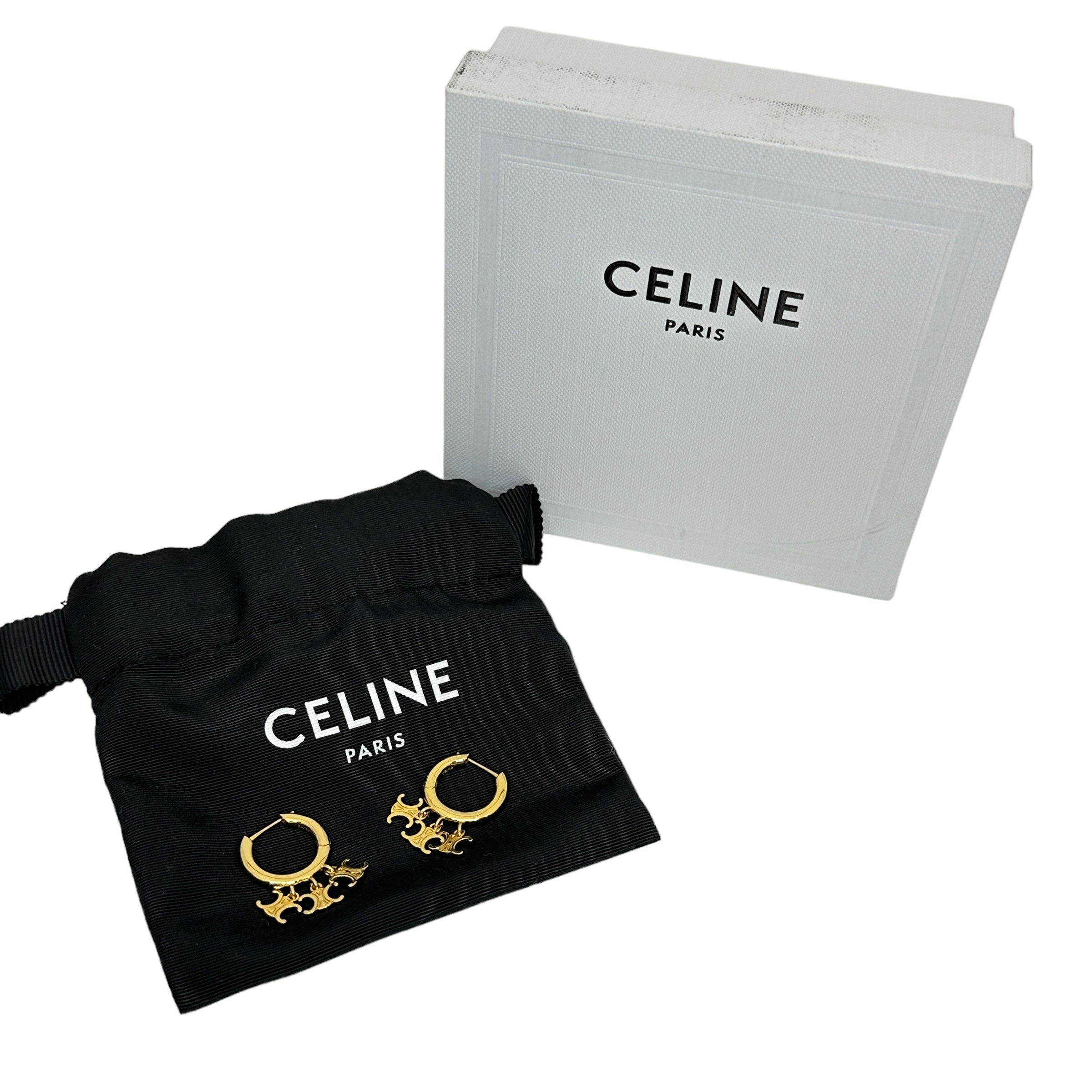 CELINE セリーヌ トリオンフ ピアス