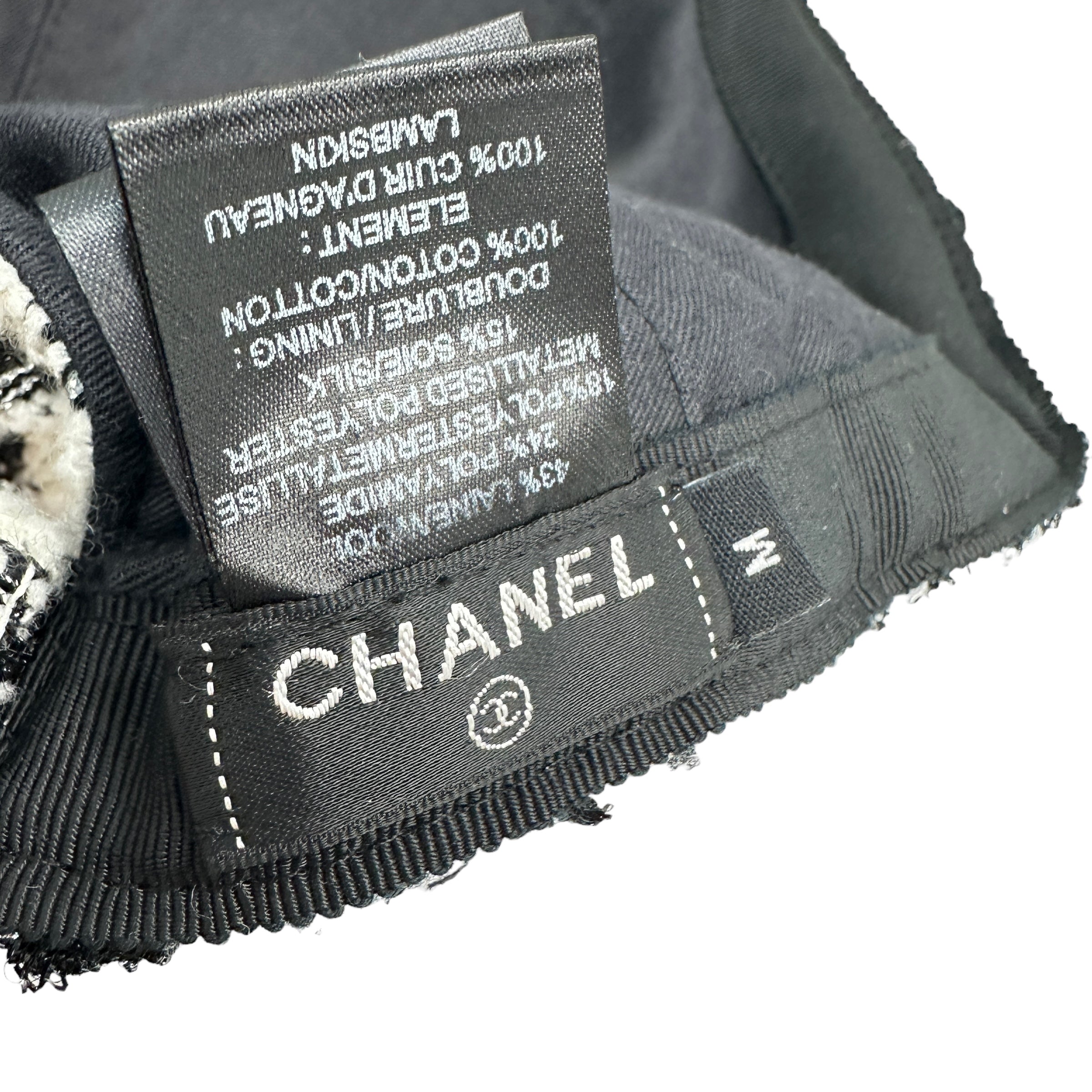 CHANEL シャネル ツイード キャップ