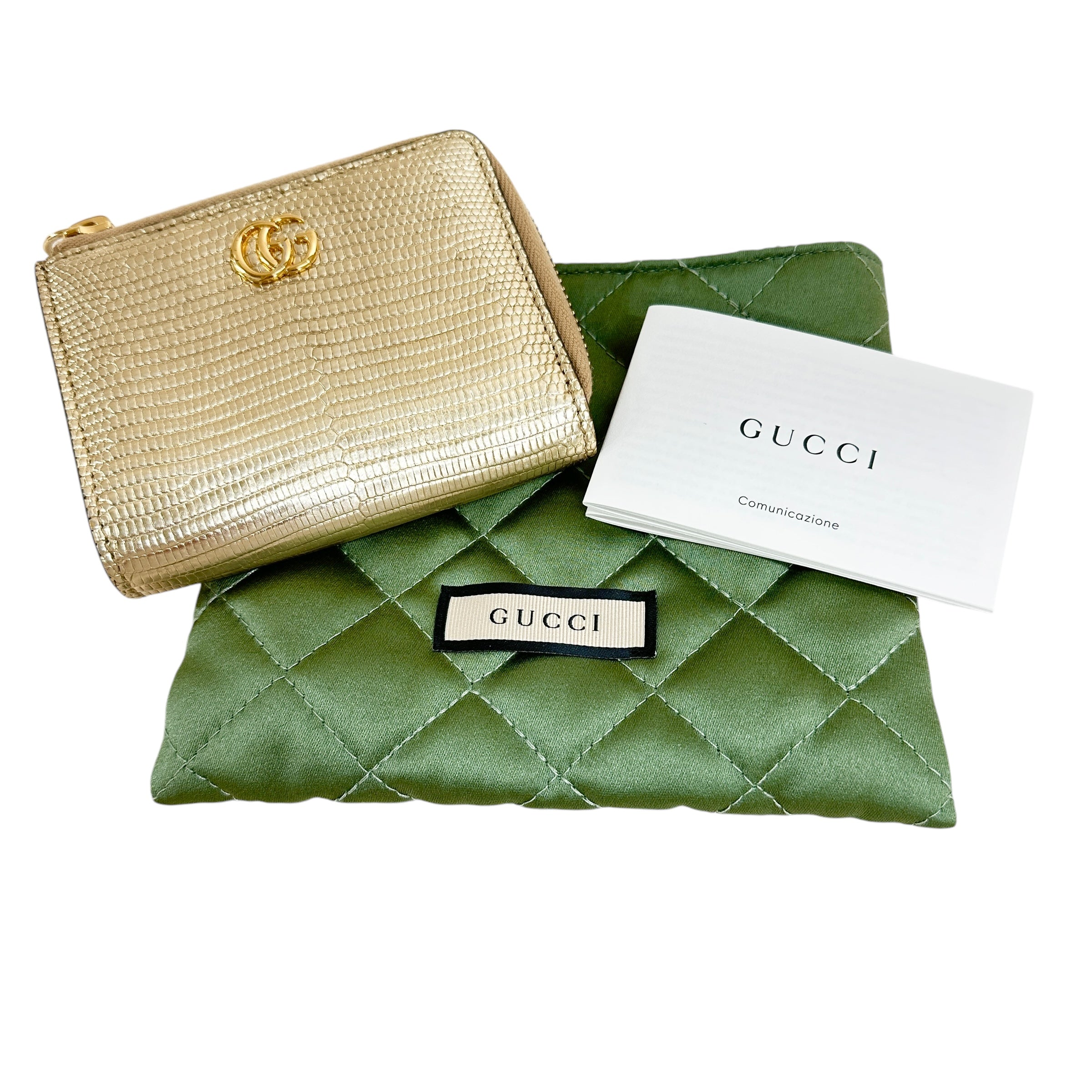 GUCCI グッチ GGマーモント コンパクトウォレット