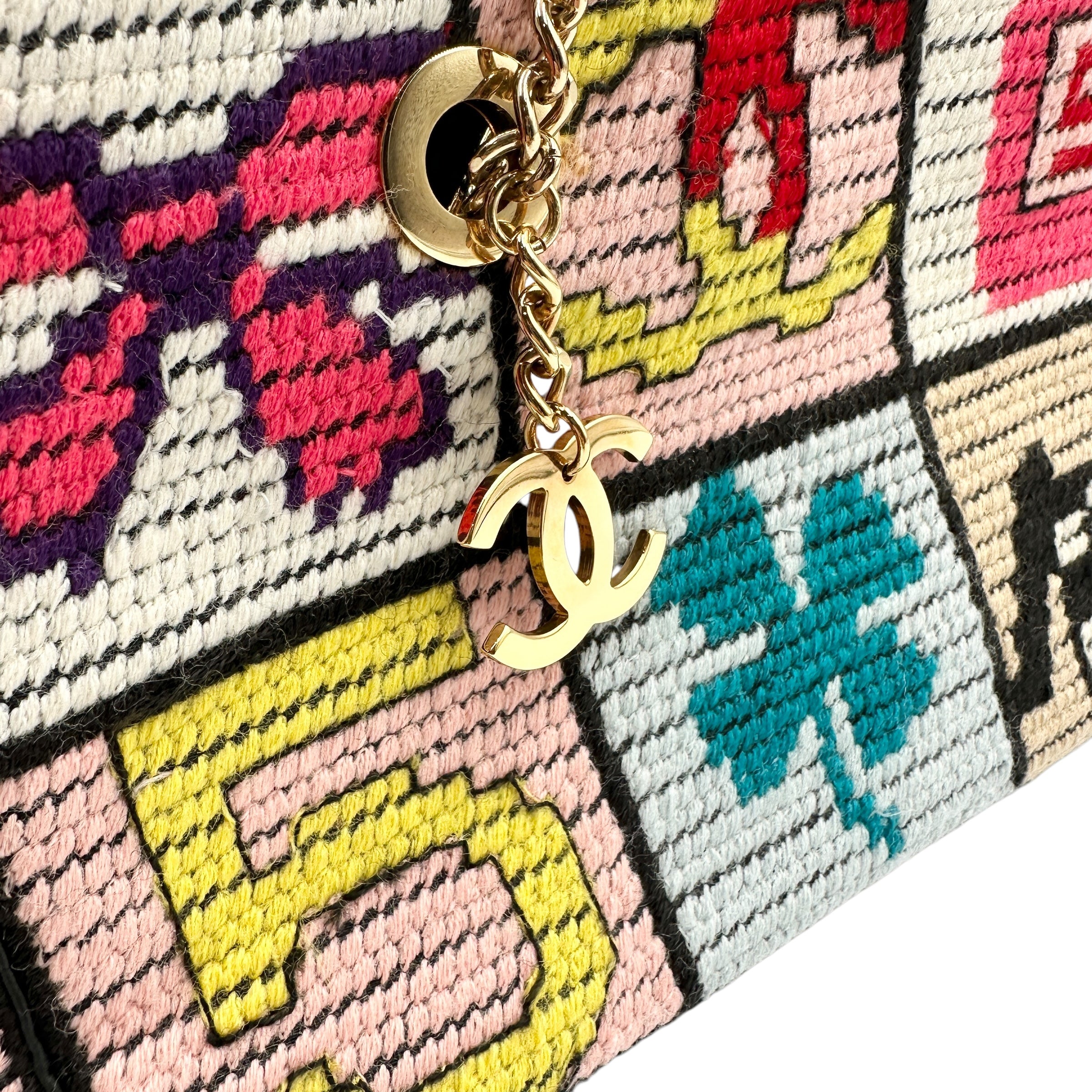 CHANEL シャネル アイコン チェーンショルダーバッグ