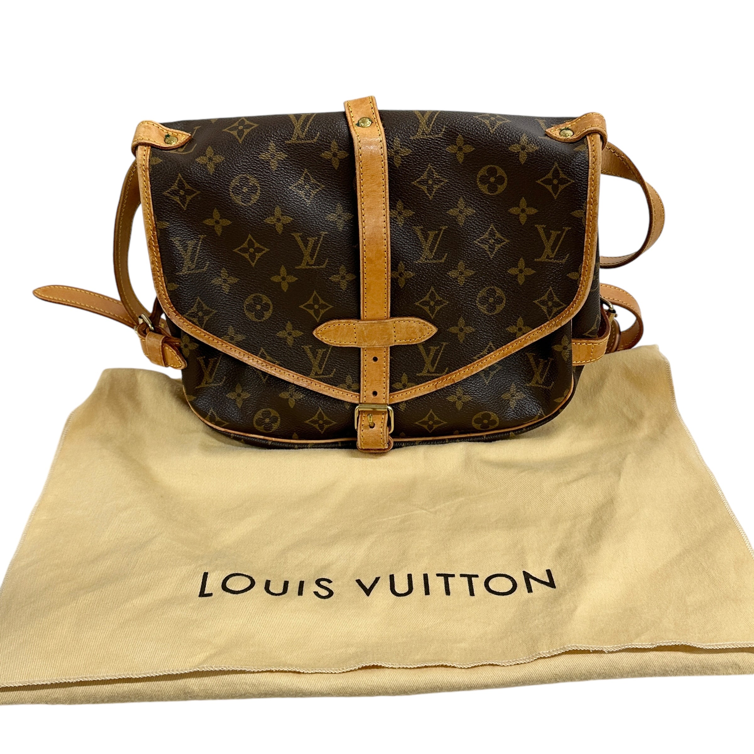 LOUIS VUITTON ルイ・ヴィトン モノグラム ソミュール30