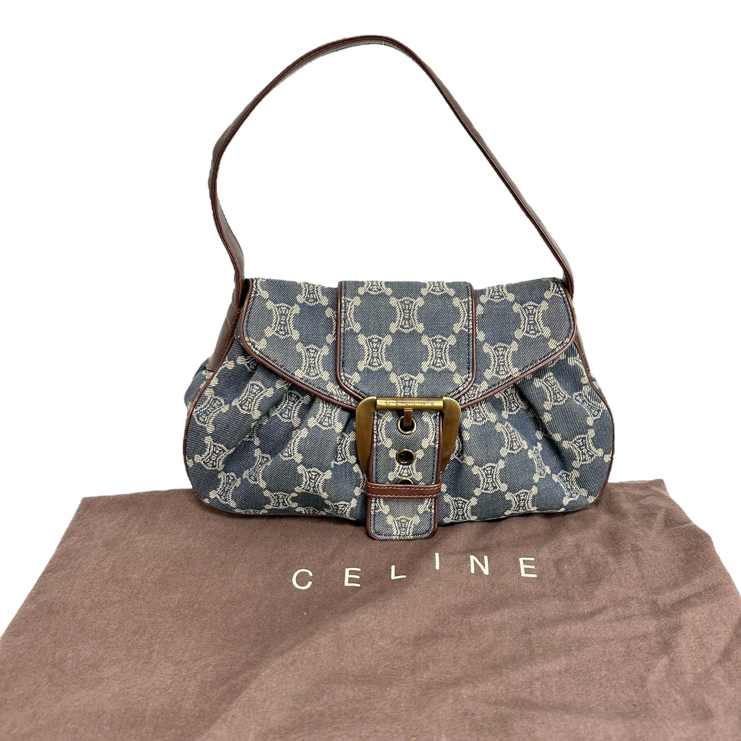 CELINE セリーヌ パリマカダム デニムショルダー